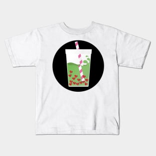 Valentines Boba Kids T-Shirt